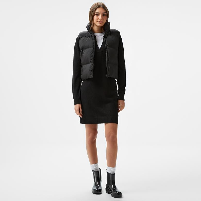 Nautica Kadın Siyah Şişme Yelek