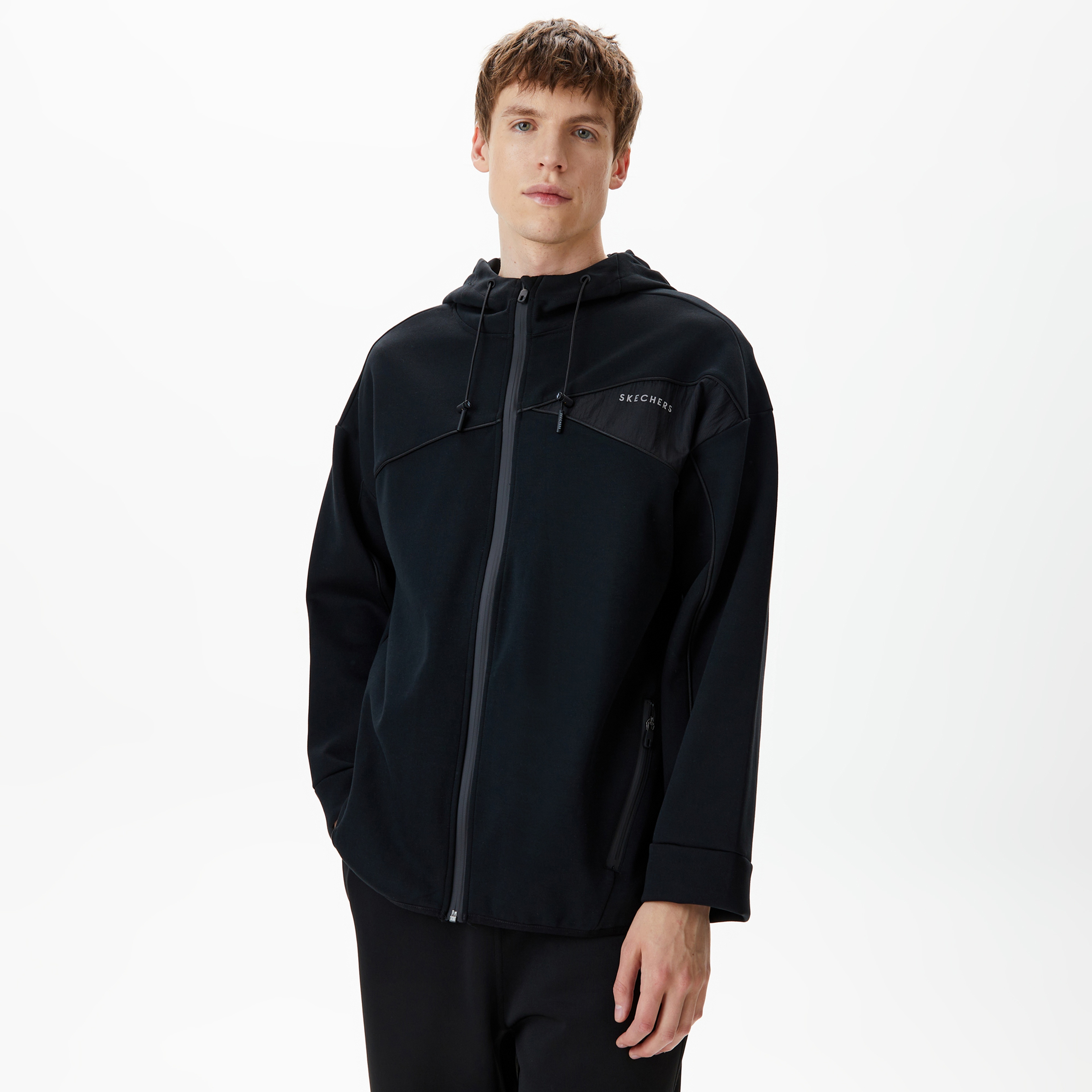 Skechers Erkek Siyah Sweatshirt