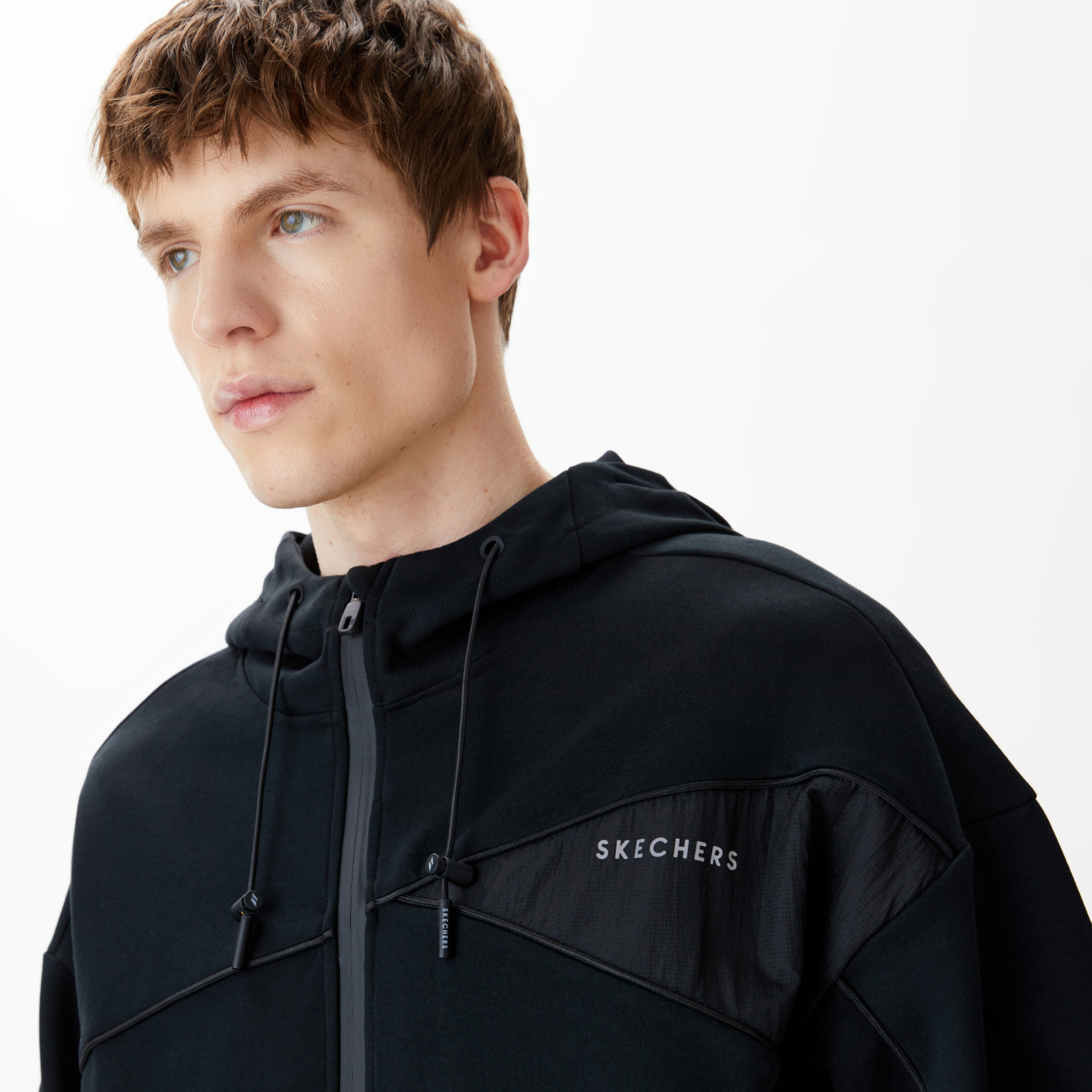 Skechers Erkek Siyah Sweatshirt