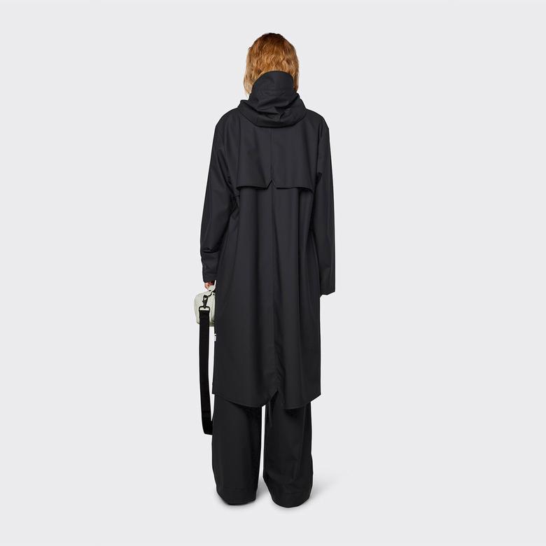 Rains Waterproof Kadın Siyah Yağmurluk