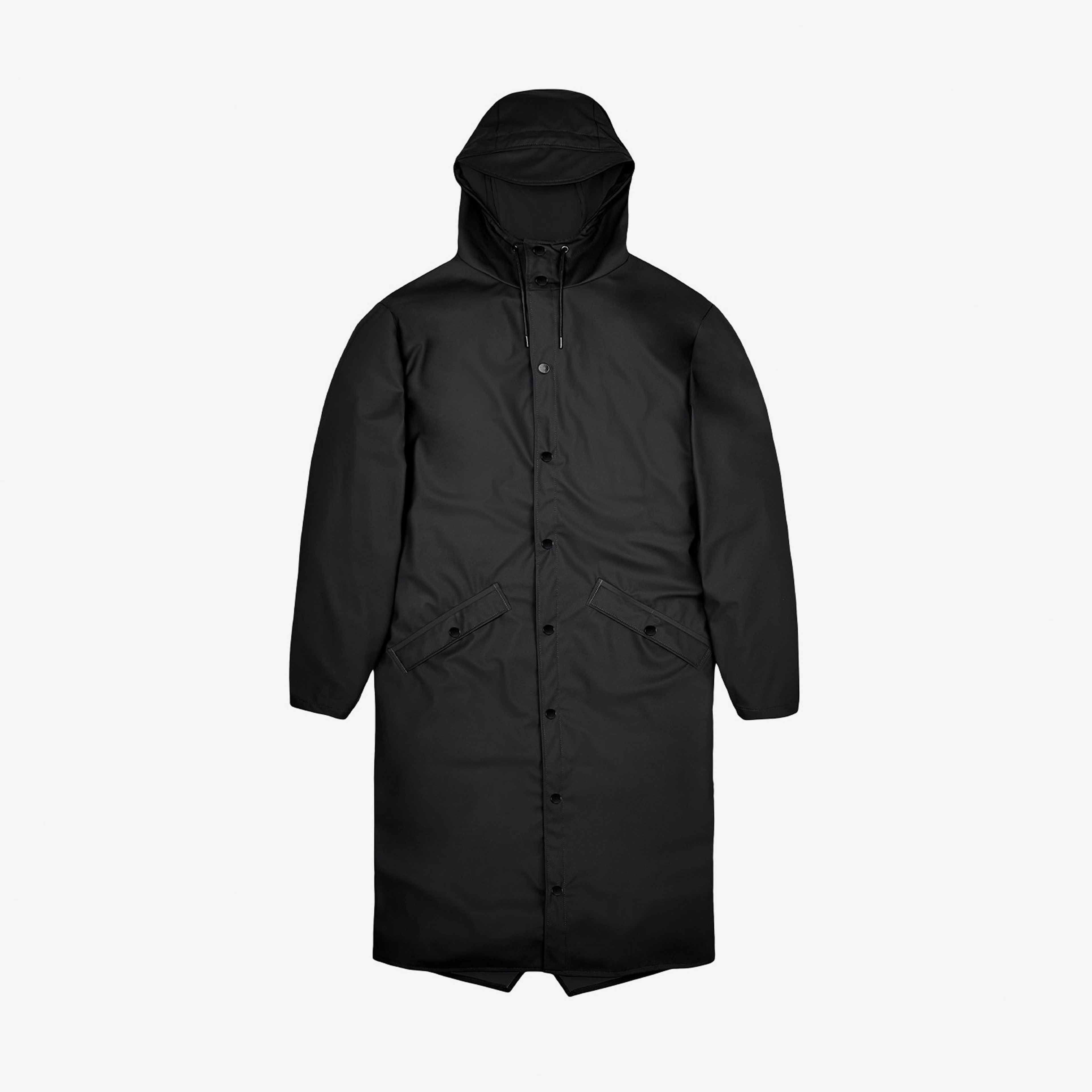 Rains Waterproof Kadın Siyah Yağmurluk