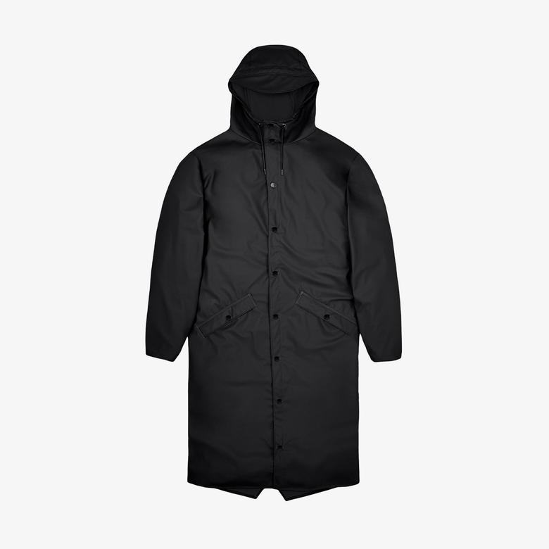 Rains Waterproof Kadın Siyah Yağmurluk