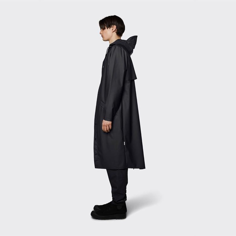 Rains Waterproof Kadın Siyah Yağmurluk