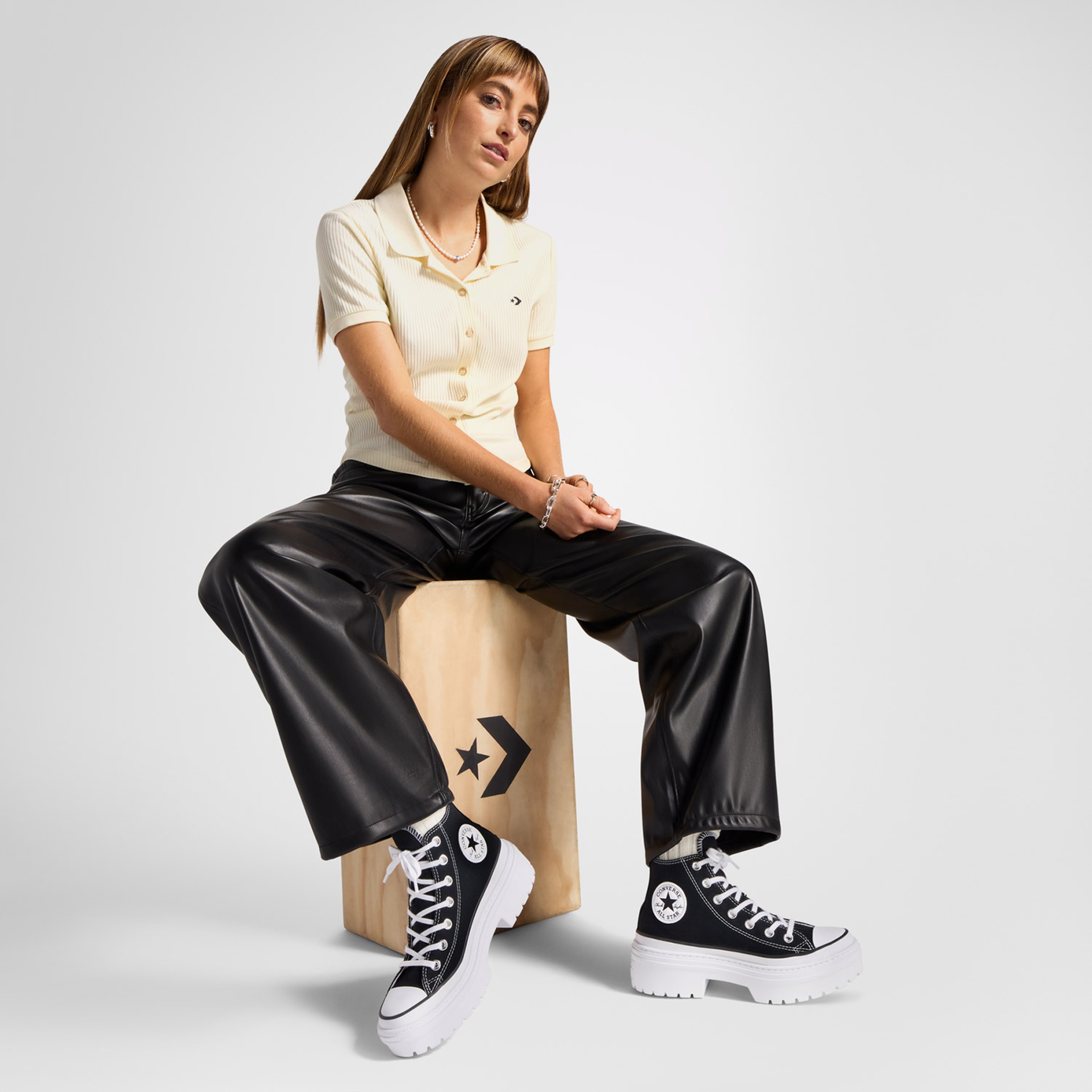 Converse Chuck Taylor All Star Lugged Heel Unisex Siyah Platform Sneaker