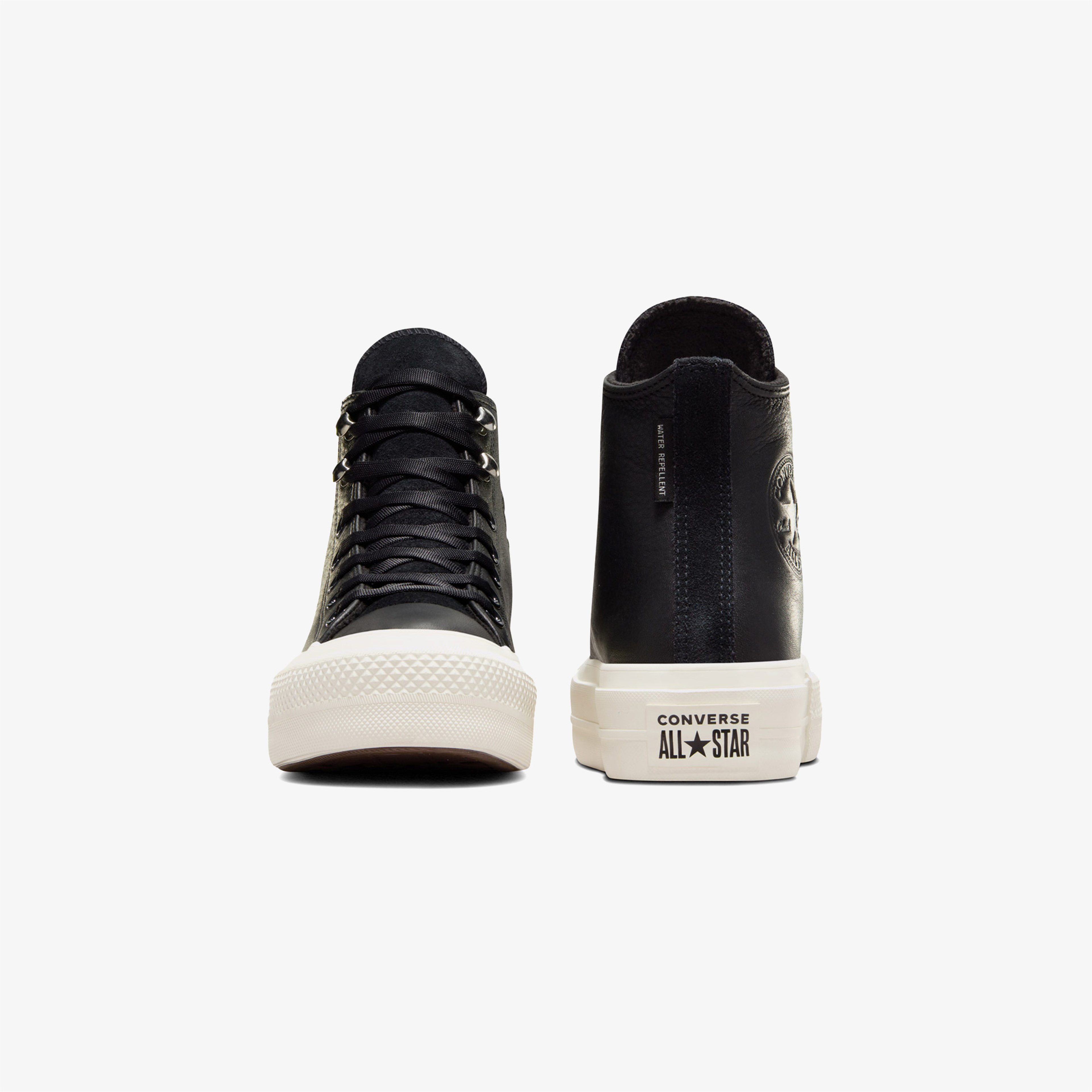 Converse Chuck Taylor All Star Lift Unisex Siyah Deri Platform Sneaker