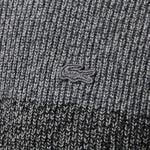 Erkek Relaxed Fit Bisiklet Yaka Renk Bloklu Gri Kazak