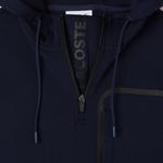 Erkek Relaxed Fit Kapüşonlu Lacivert Sweatshirt