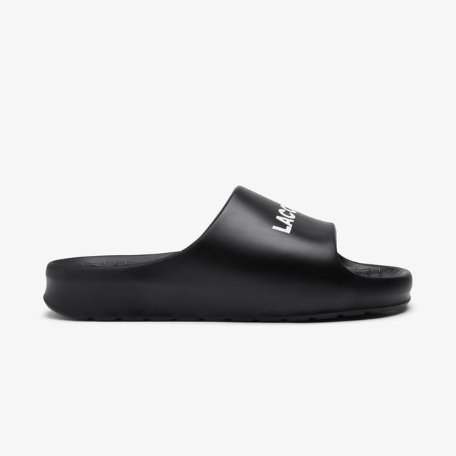 Lacoste Siyah Lacoste Serve Slide 2.0 Kadın Terlik