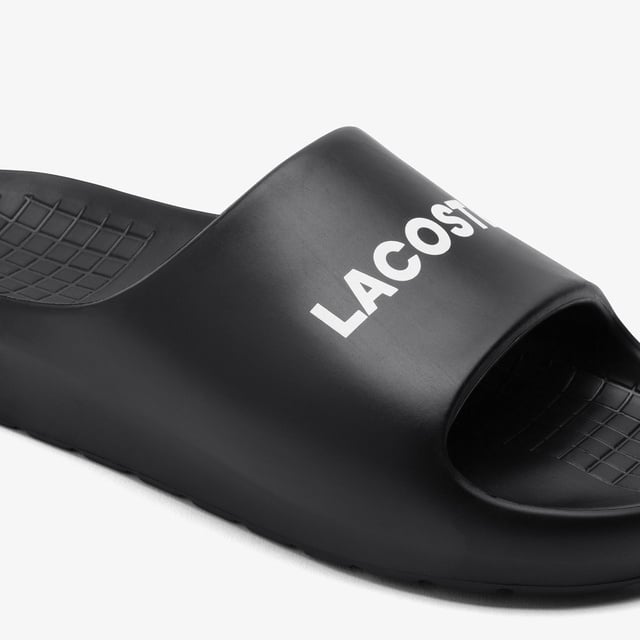 Lacoste Siyah Lacoste Serve Slide 2.0 Kadın Terlik