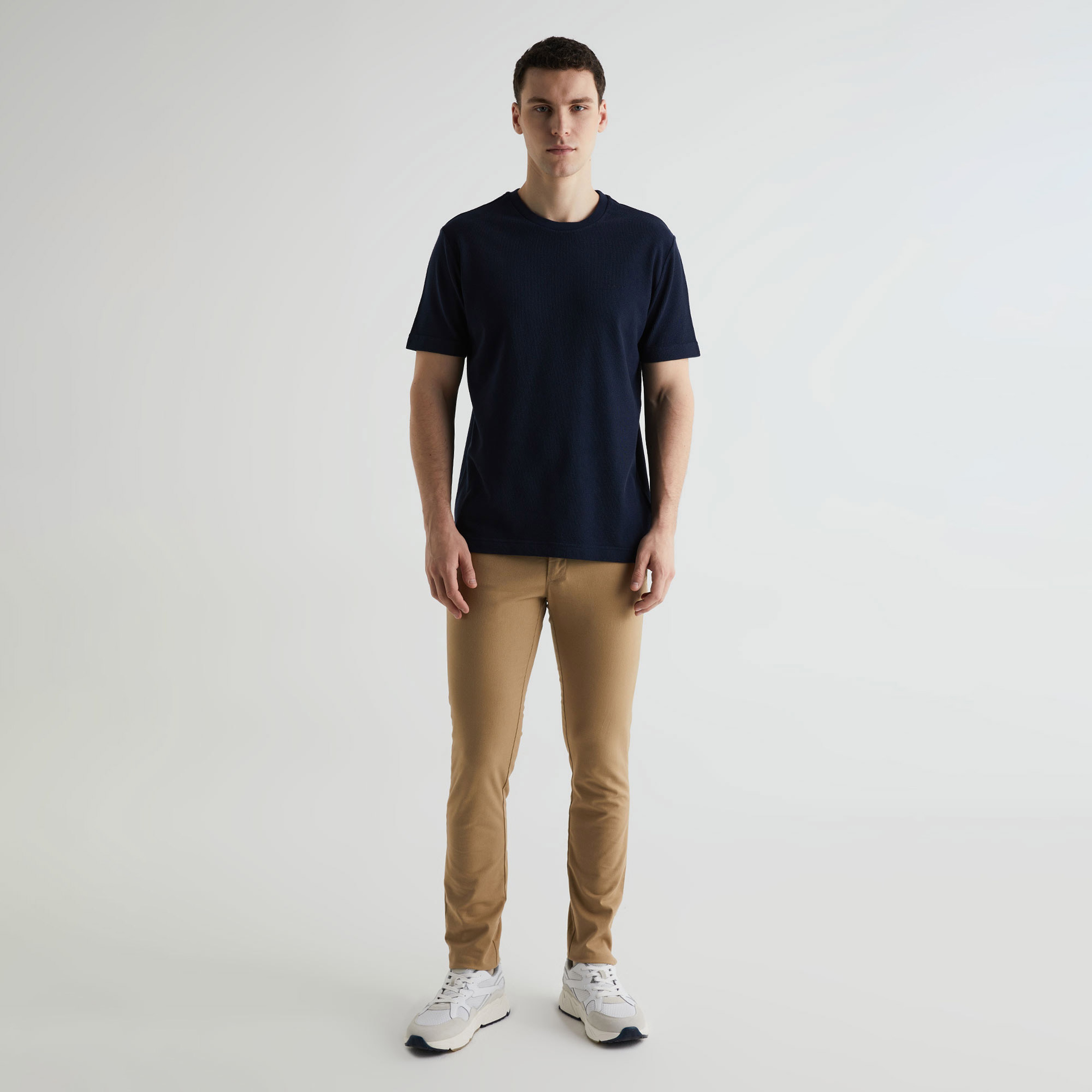 GANT Erkek Lacivert Regular Fit T-Shirt