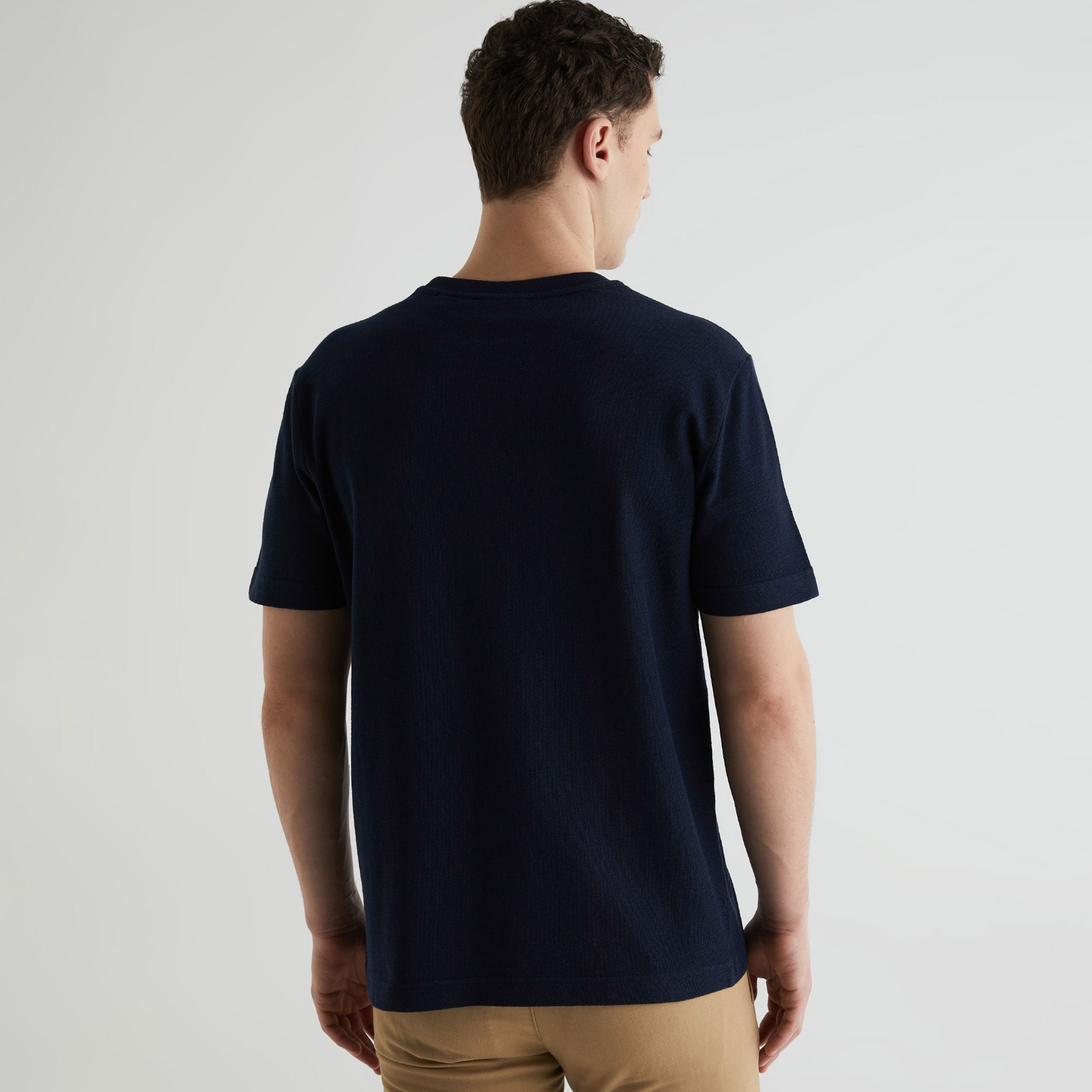 GANT Erkek Lacivert Regular Fit T-Shirt