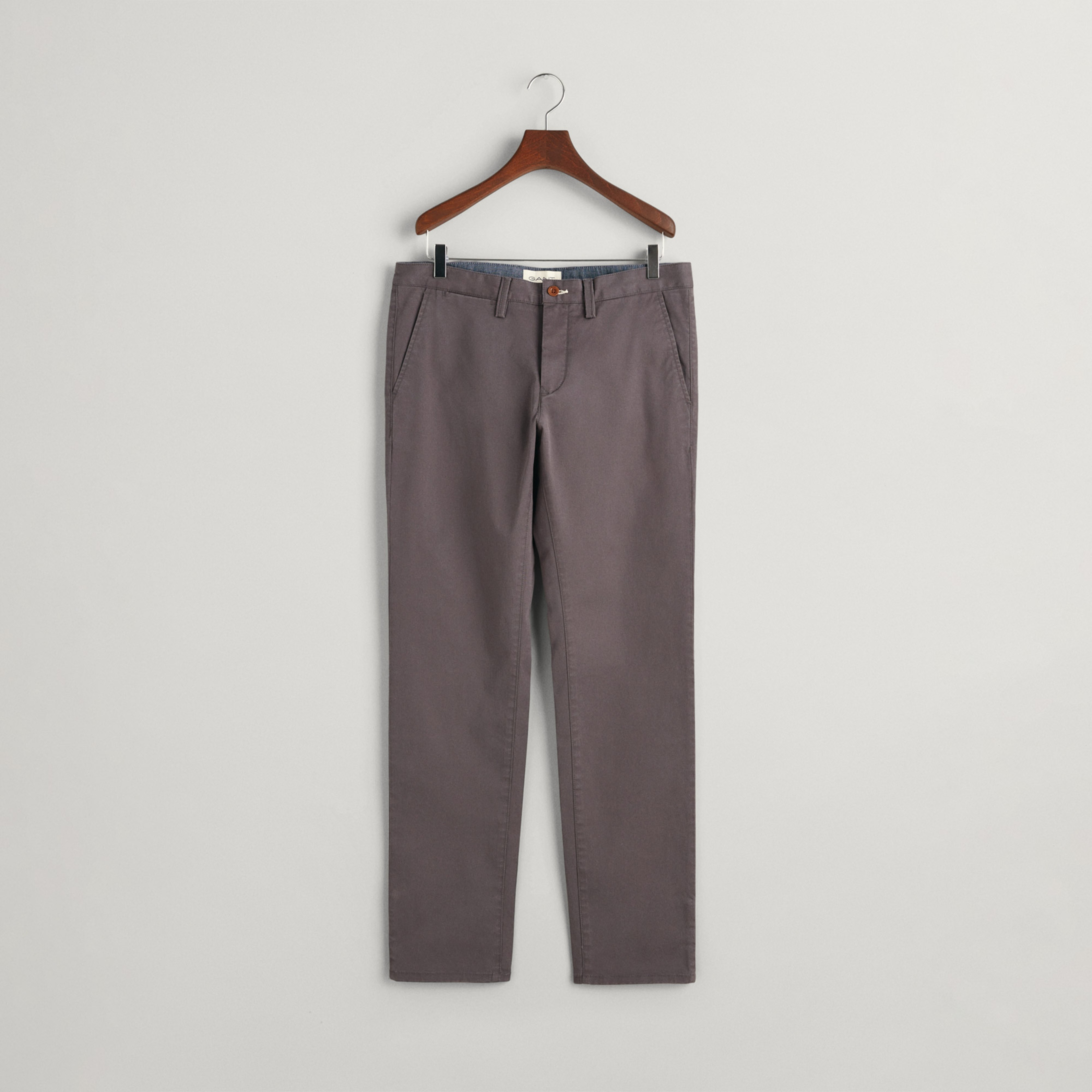 GANT Erkek Gri Slim Fit Chino Pantolon