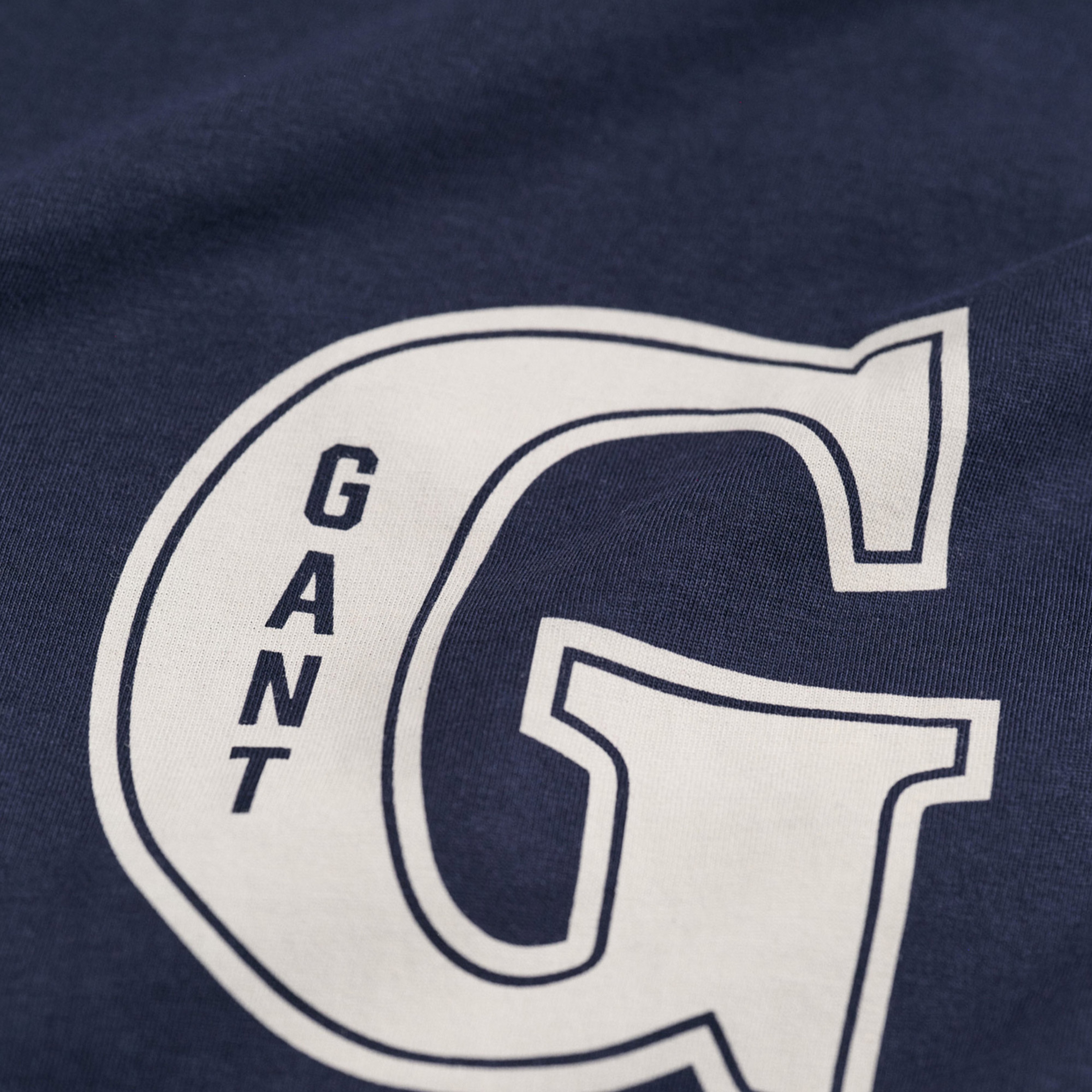 GANT Erkek Lacivert Regular Fit T-Shirt