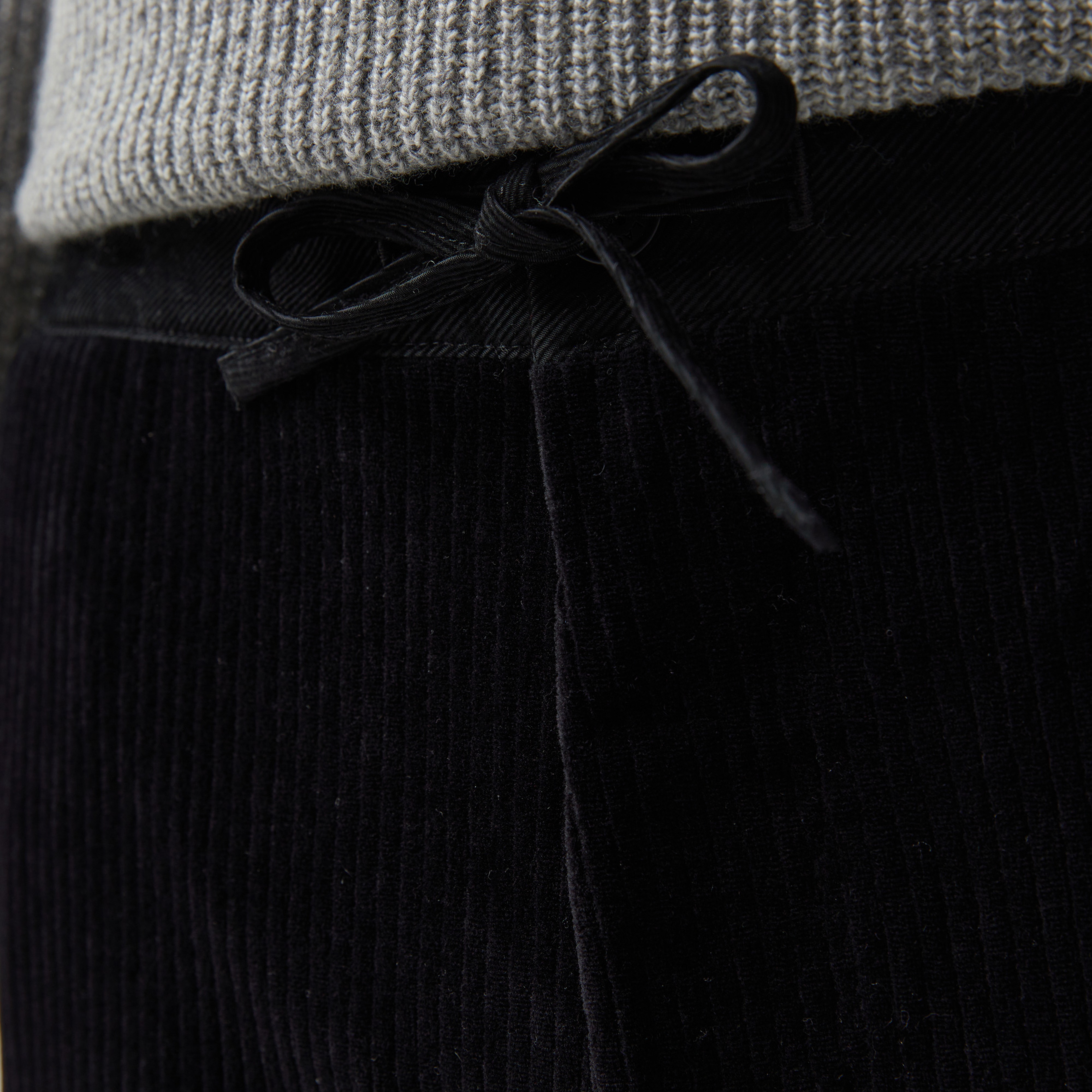 Erkek Tapered Fit Chino Siyah Pantolon