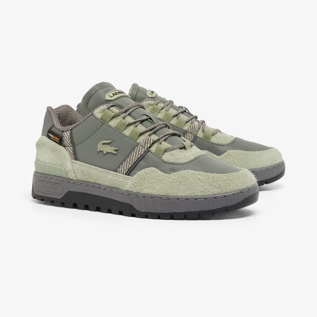 Lacoste Lacoste Yeşil T-Clip Winter Erkek Haki Sneaker | Occasion Yeşil - 3. görsel
