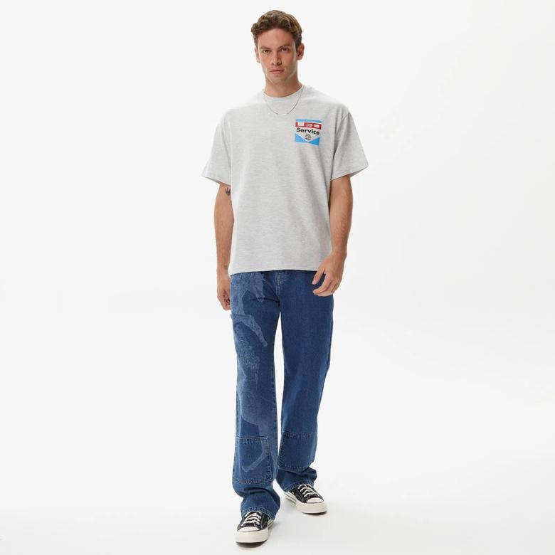 Leo Service Erkek Gri T-Shirt