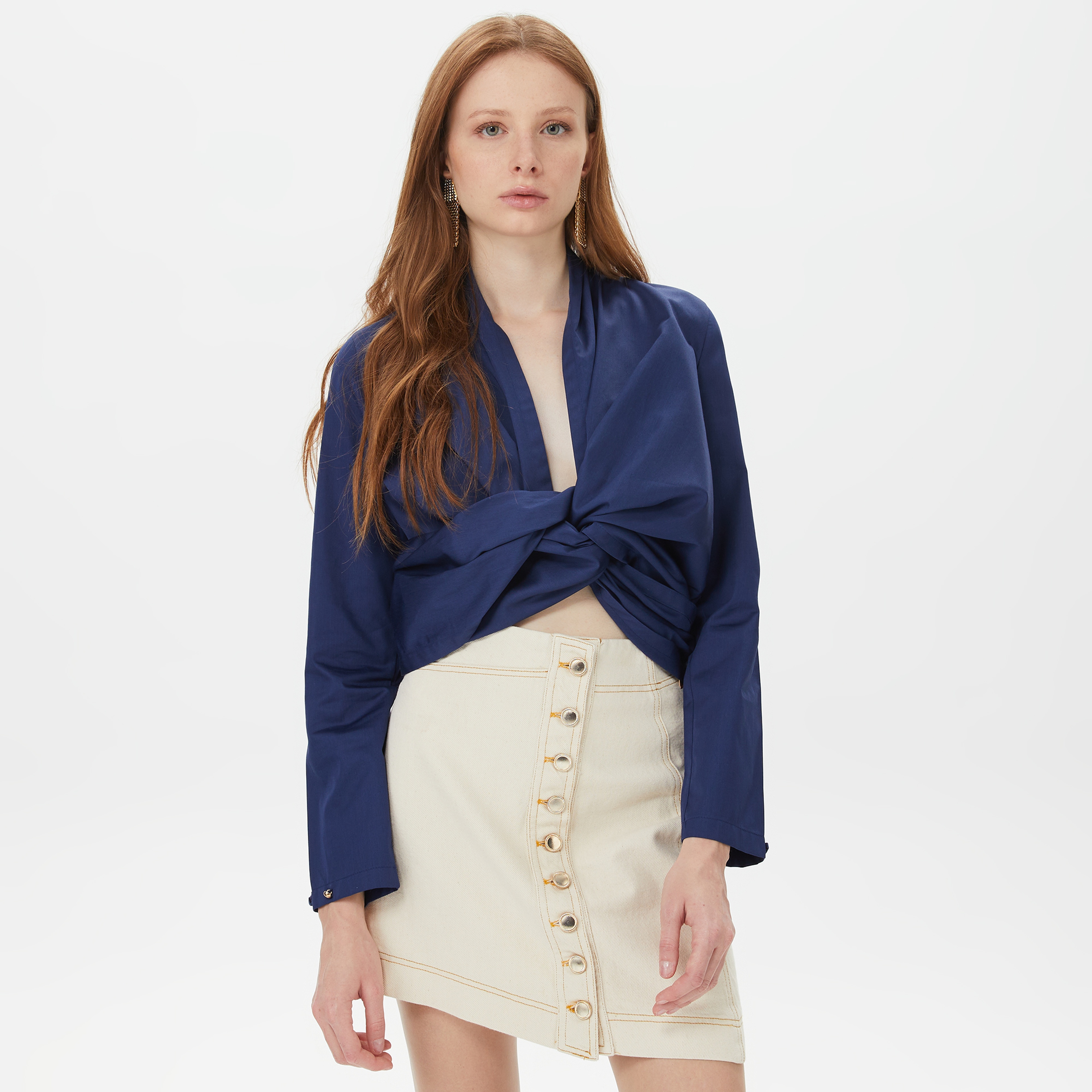 Sorbe Kadın Lacivert Bluz