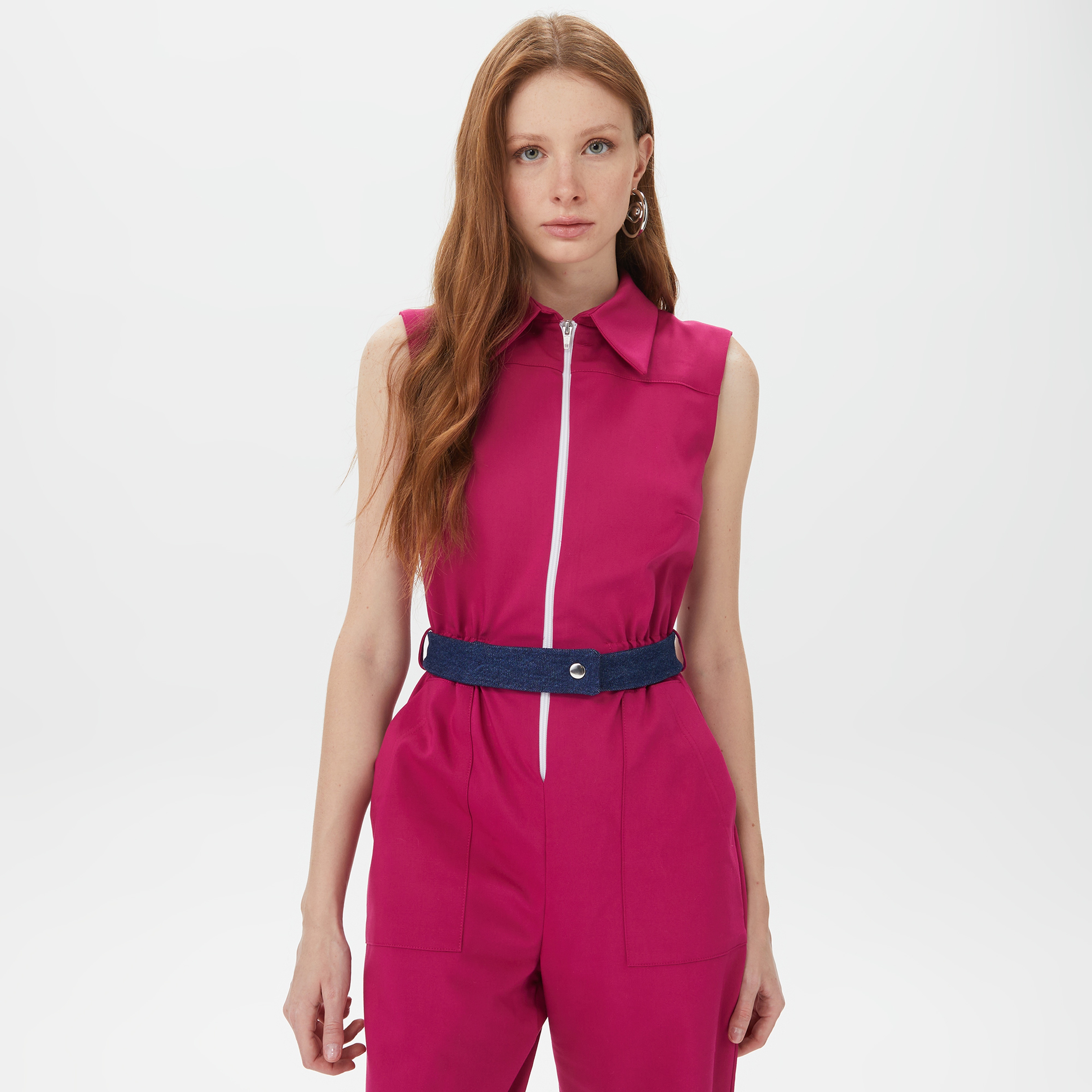 Sorbe Kadın Pembe Tulum