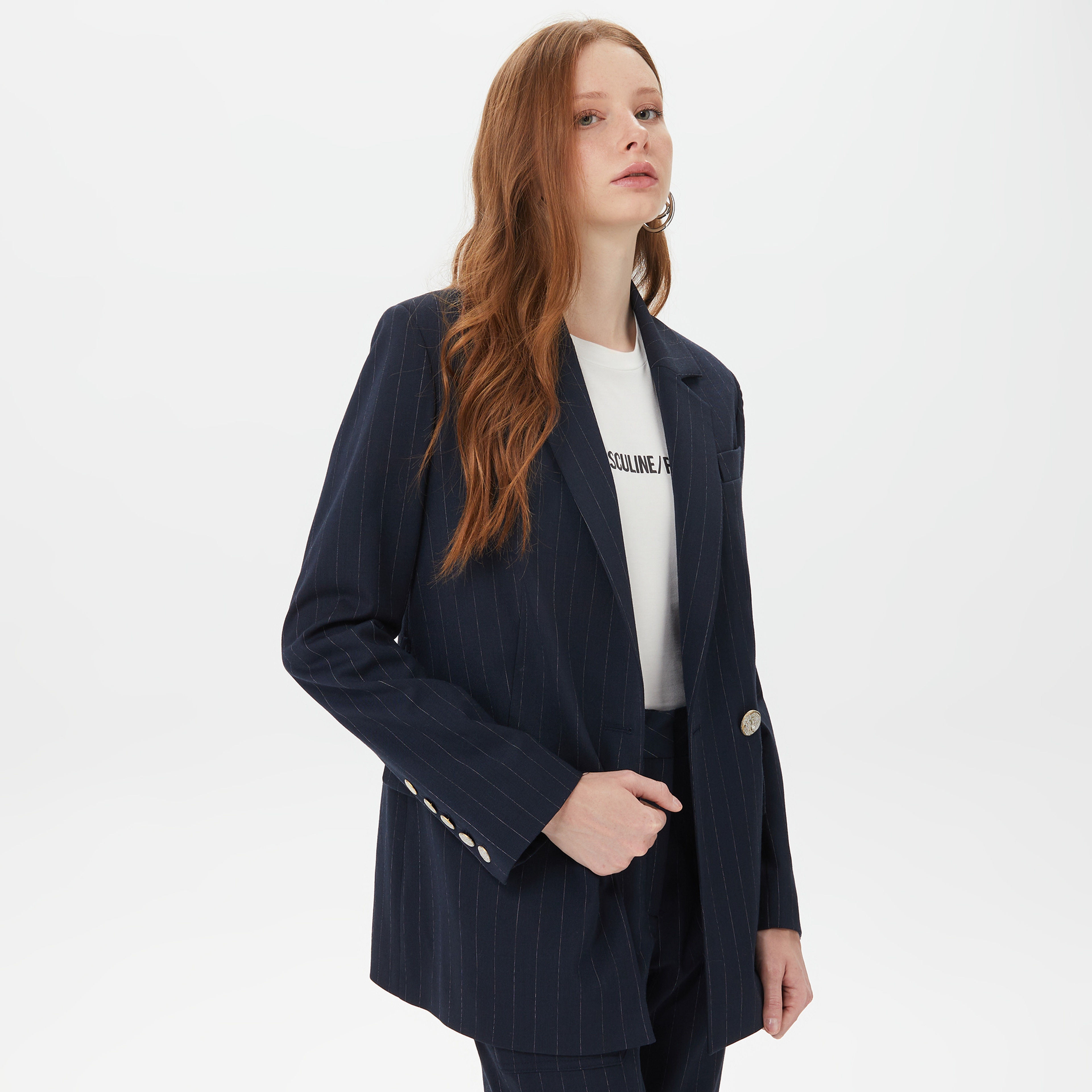 Sorbe Kadın Lacivert Ceket