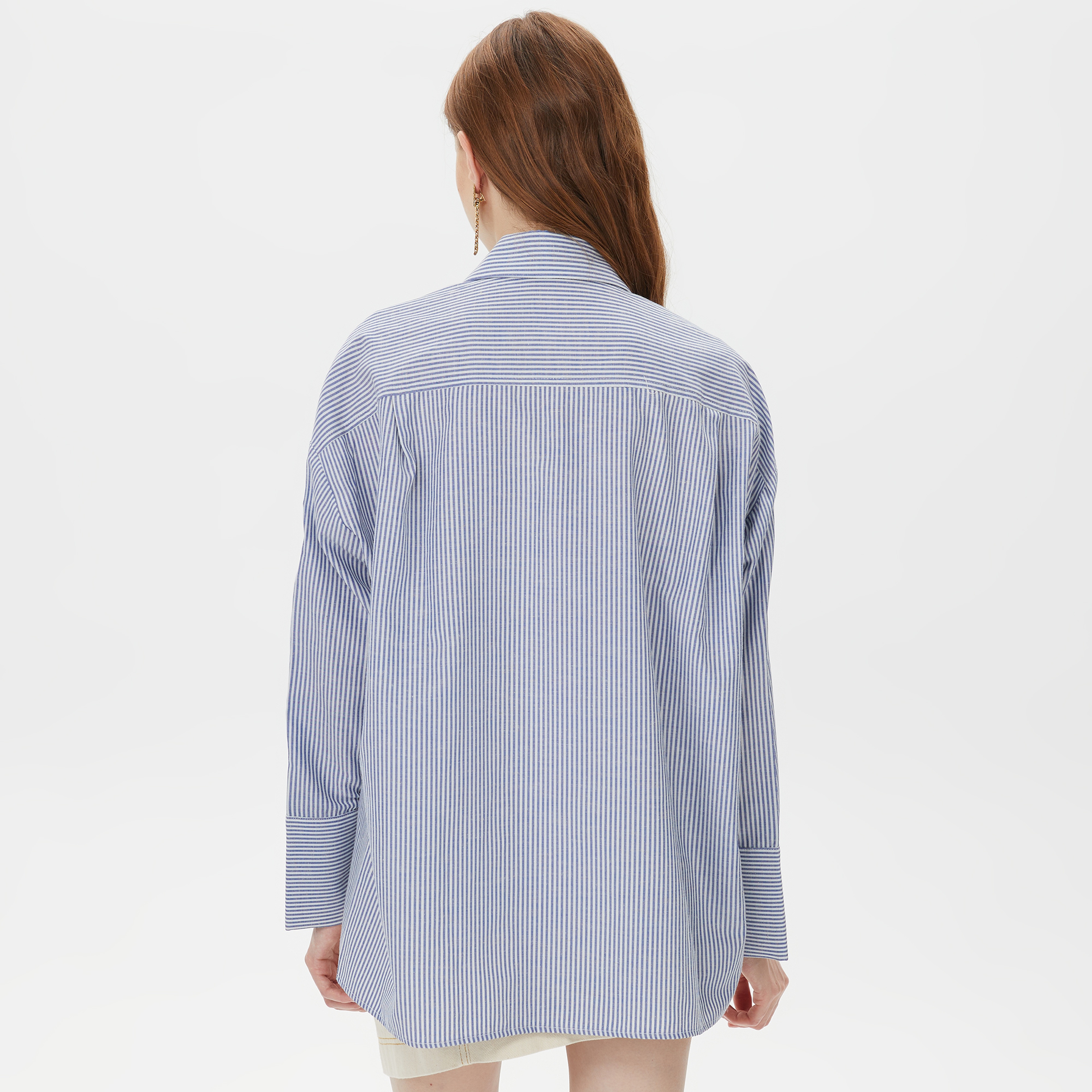 Sorbe Kadın Mavi Gömlek