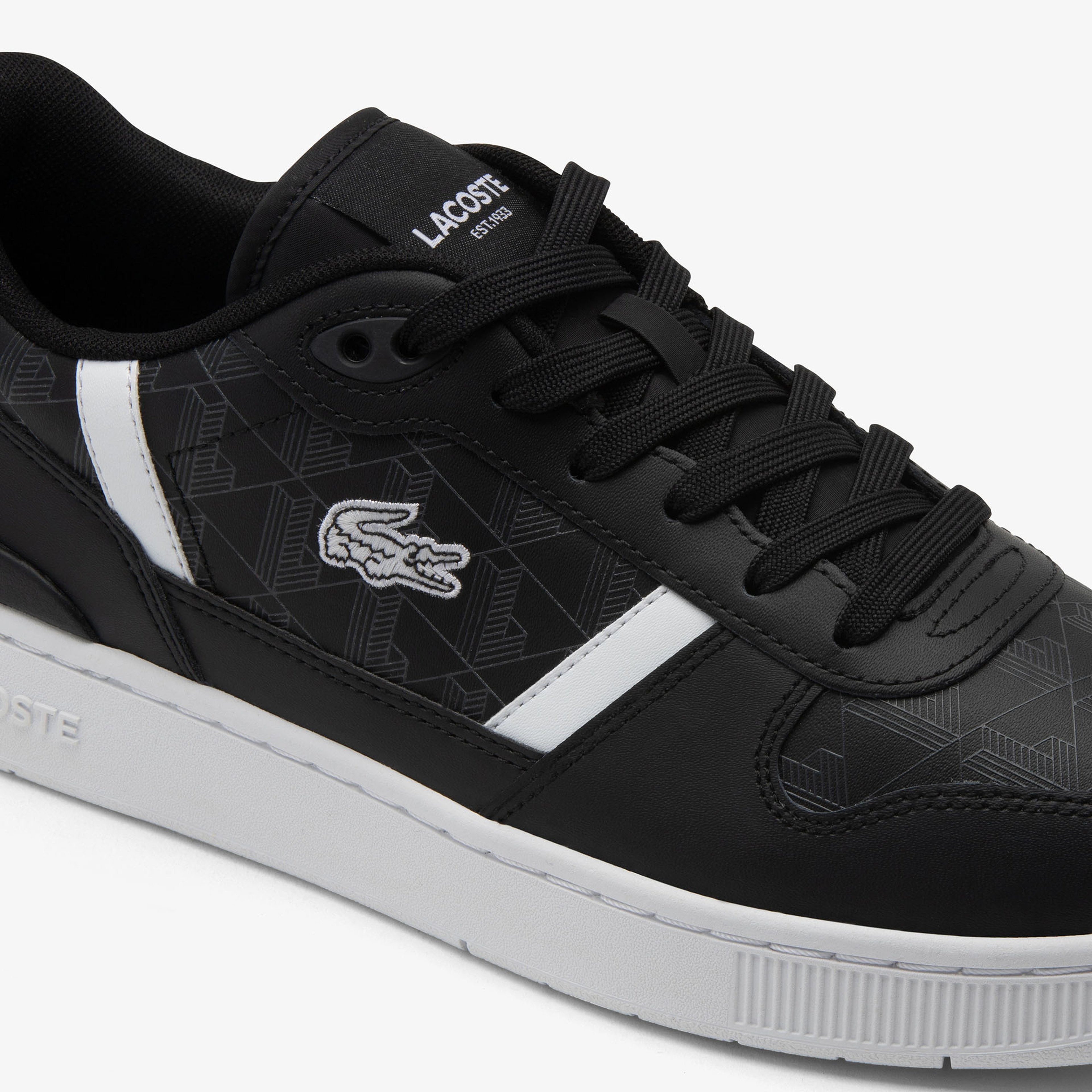 T-Clip Erkek Monogram Siyah Sneaker