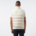 Erkek Kapüşonlu Krem Mont