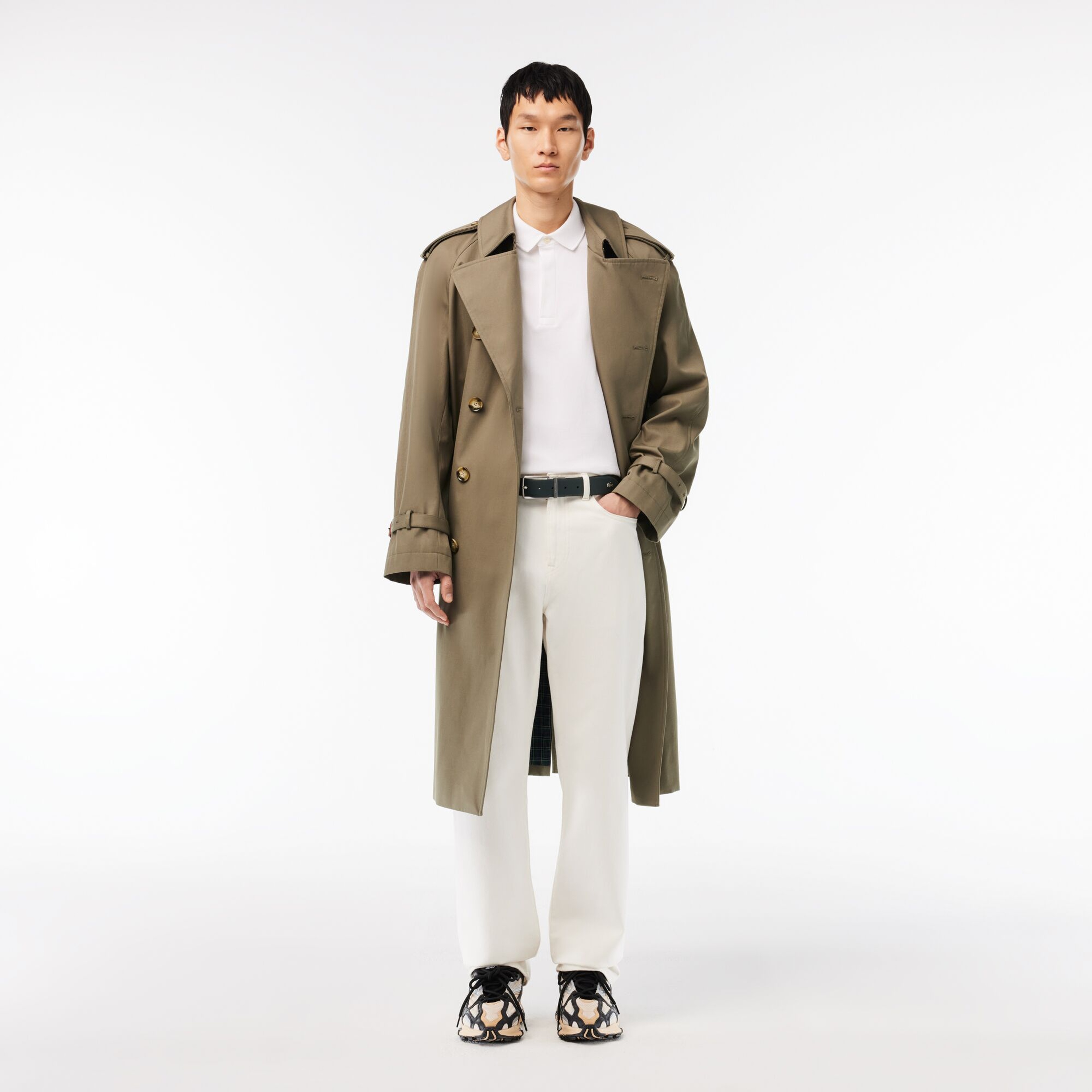 Elegance Erkek Çift Taraflı Deri Koyu Yeşil Kemer