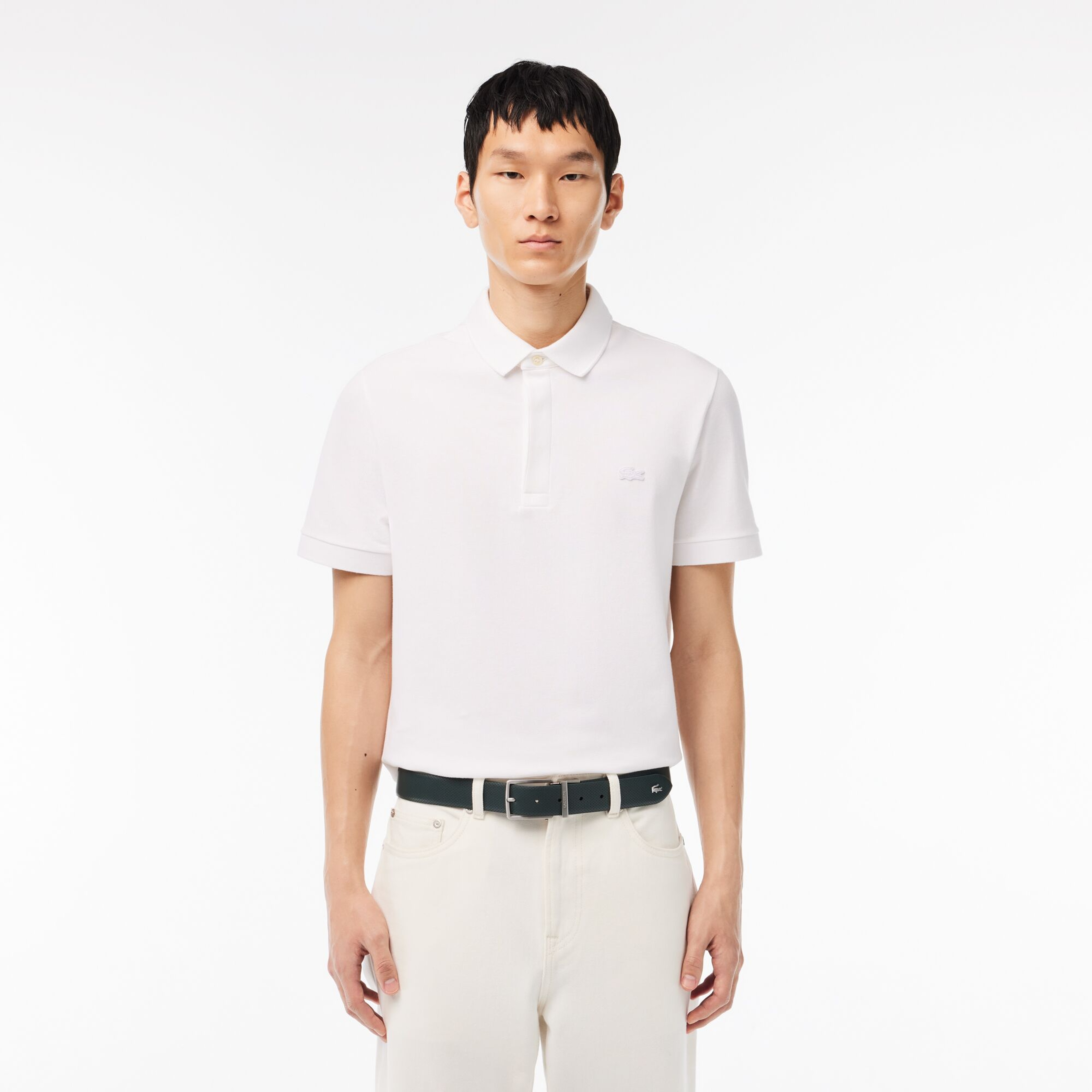 Elegance Erkek Çift Taraflı Deri Koyu Yeşil Kemer