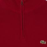 Lacoste Regular Fit Yarım Fermuarlı Erkek Kırmızı Kazak