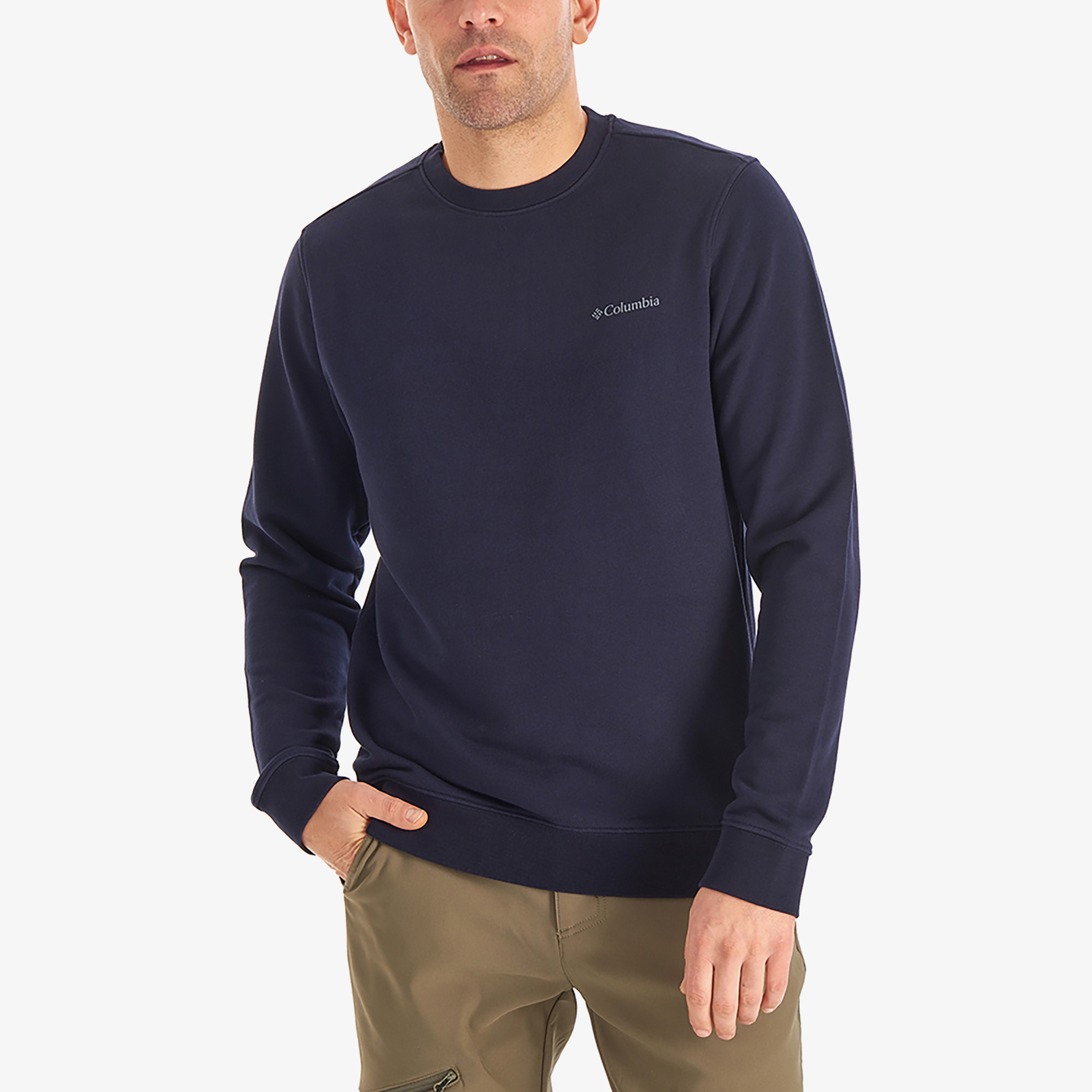 Columbia CSC Basic Crew Erkek Lacivert Sweatshirt
