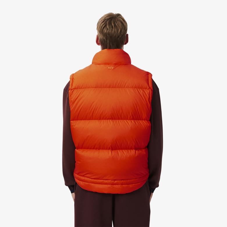 Erkek Dik Yaka Turuncu Yelek