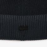 Lacoste Unisex Organik Pamuk Siyah Bere