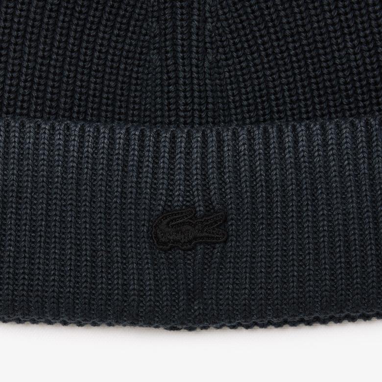 Lacoste Unisex Organik Pamuk Siyah Bere