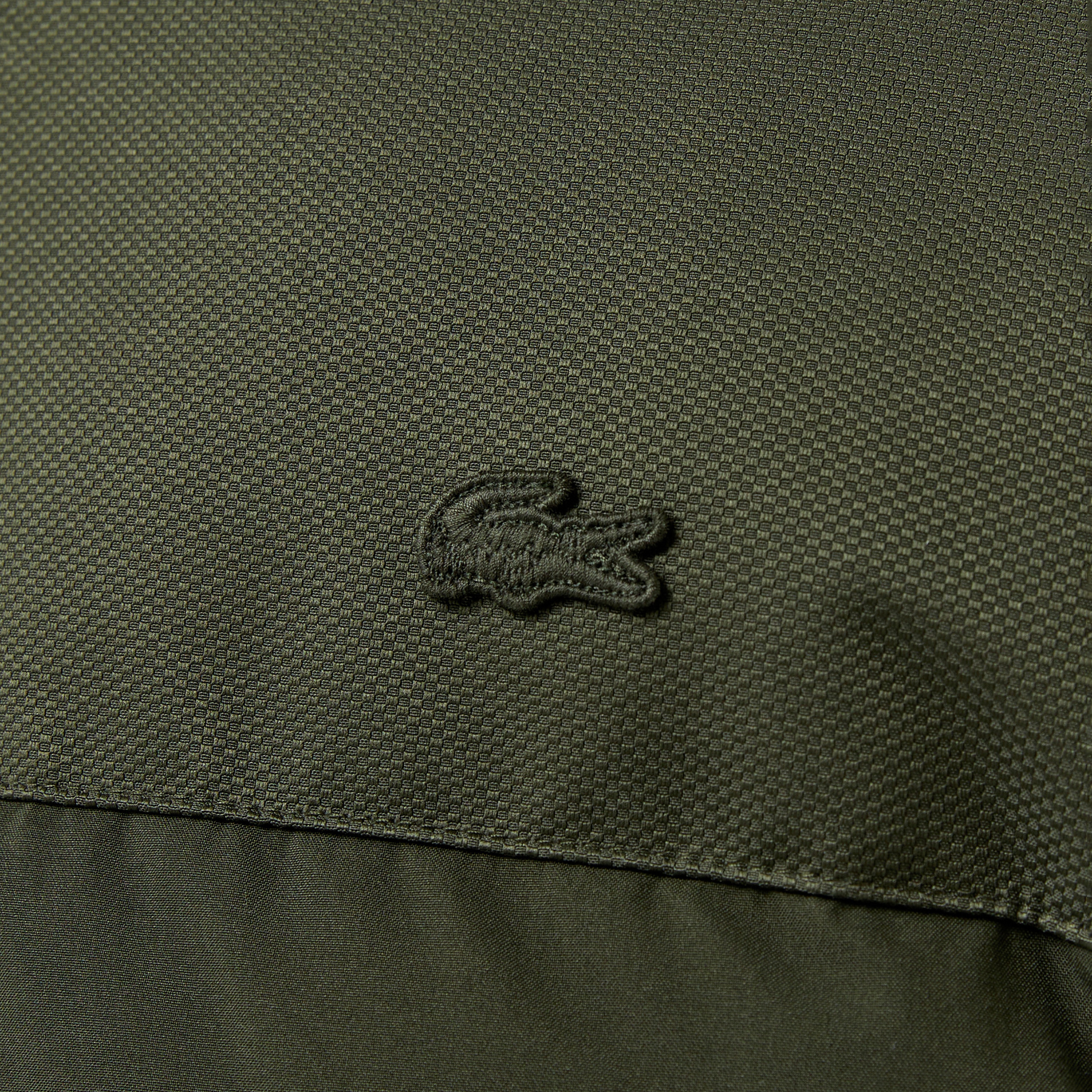 Erkek Kapüşonlu Koyu Yeşil Şişme Mont