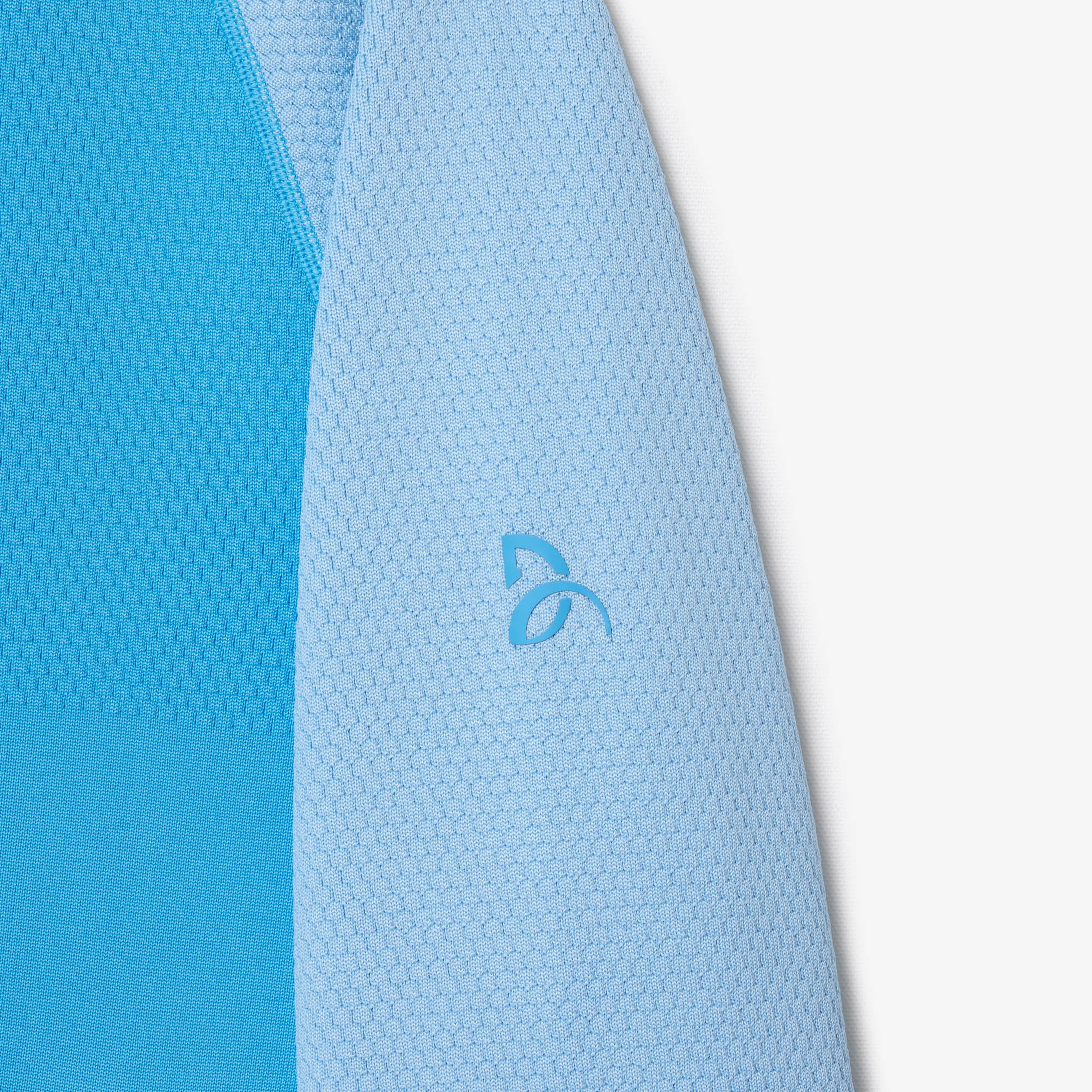 Novak Djokovic Erkek Regular Fit Fermuarlı Renk Bloklu Mavi Sweatshirt