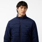 Erkek Regular Fit Dik Yaka Çift Taraflı Lacivert Mont