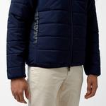 Erkek Regular Fit Dik Yaka Çift Taraflı Lacivert Mont