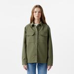 Kadın Regular Fit Haki Gömlek