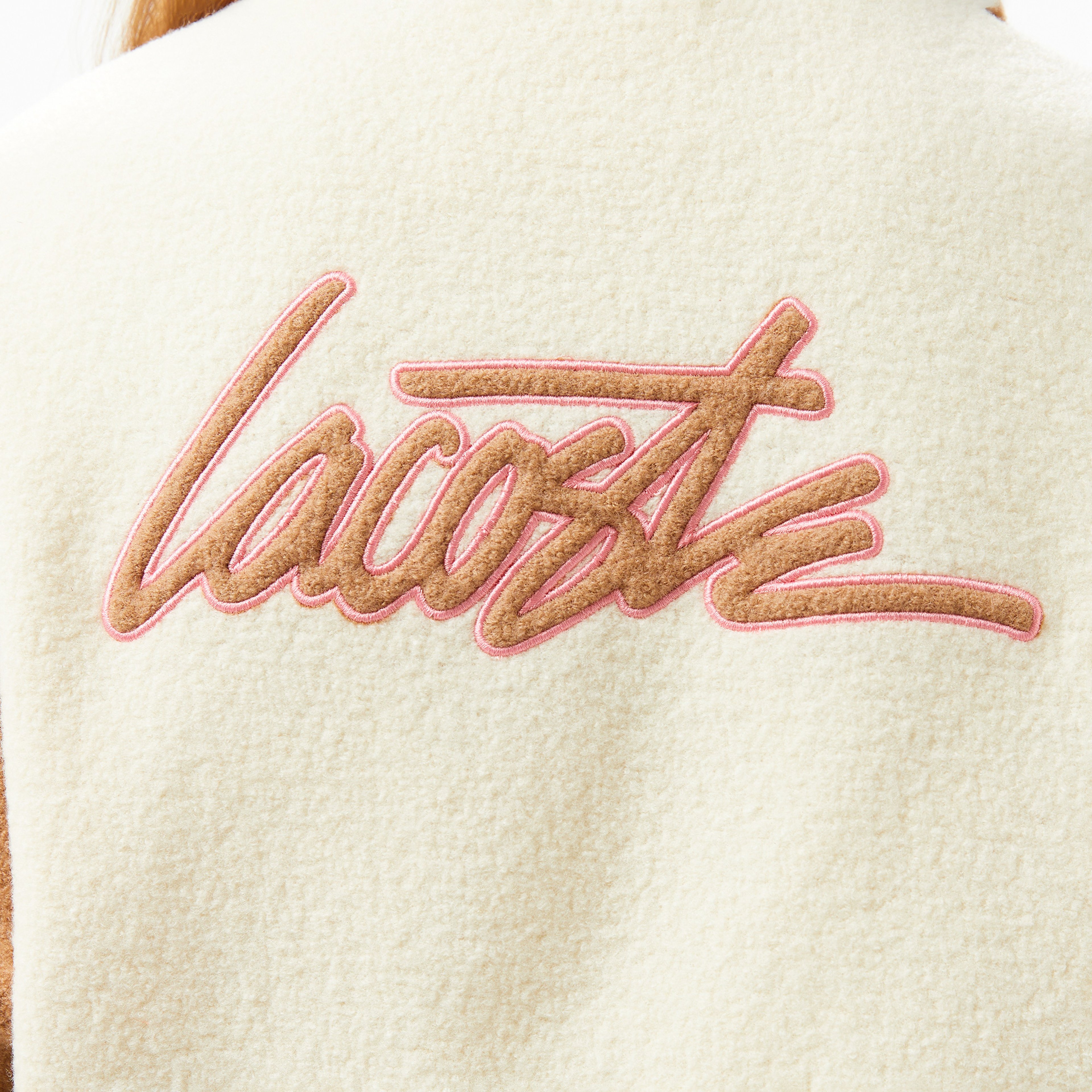 Kadın Relaxed Fit Gömlek Yaka Renk Bloklu Bej Mont