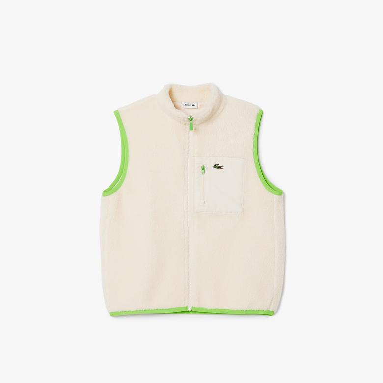 Çocuk Dik Yaka Bej Yelek