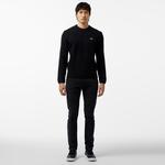 Erkek Regular Fit Bisiklet Yaka Siyah Triko