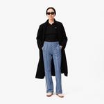 Lacoste Kadın Flare Fit Monogram Koyu Mavi Eşofman Altı