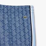 Lacoste Kadın Flare Fit Monogram Koyu Mavi Eşofman Altı