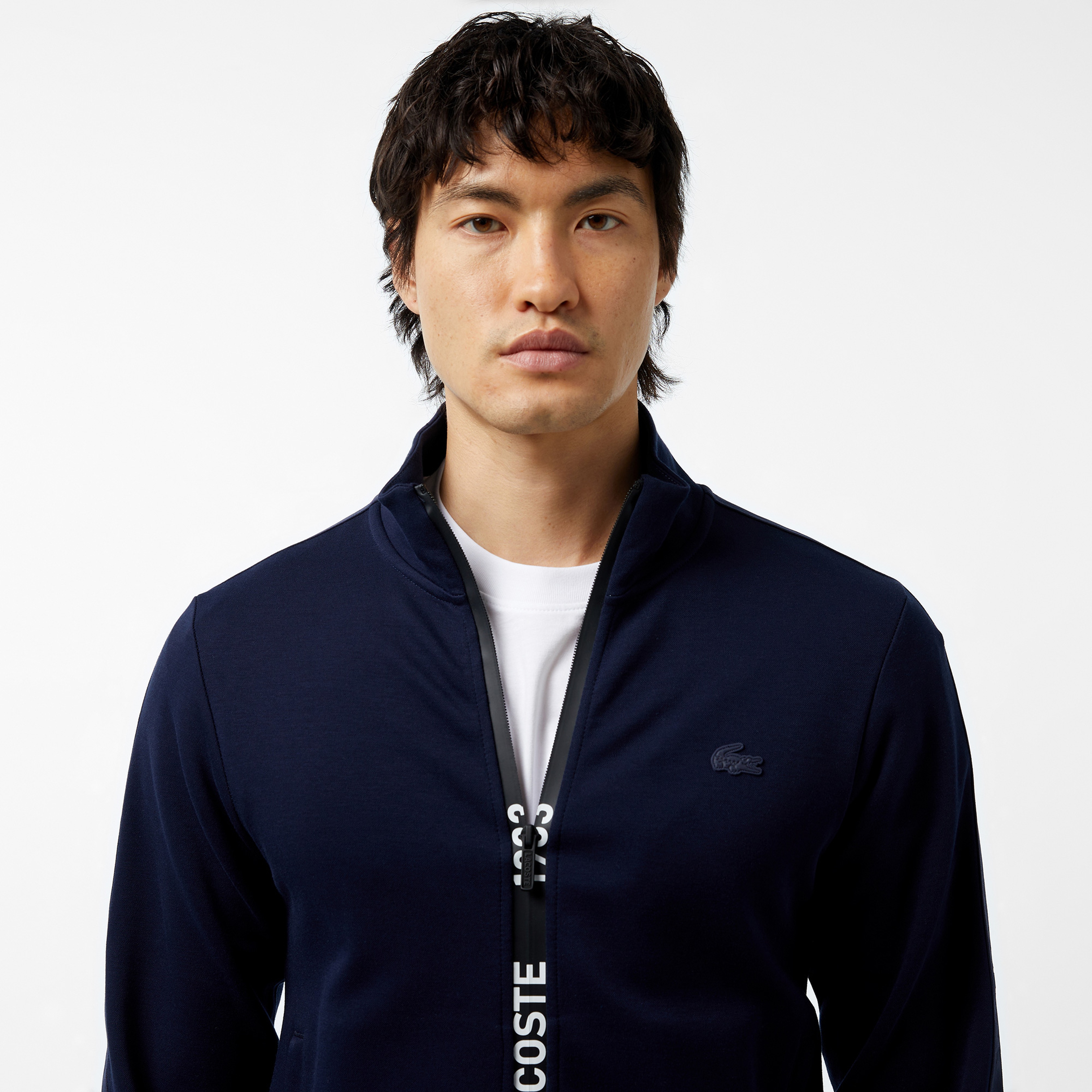 Erkek Regular Fit Fermuarlı Lacivert Sweatshirt