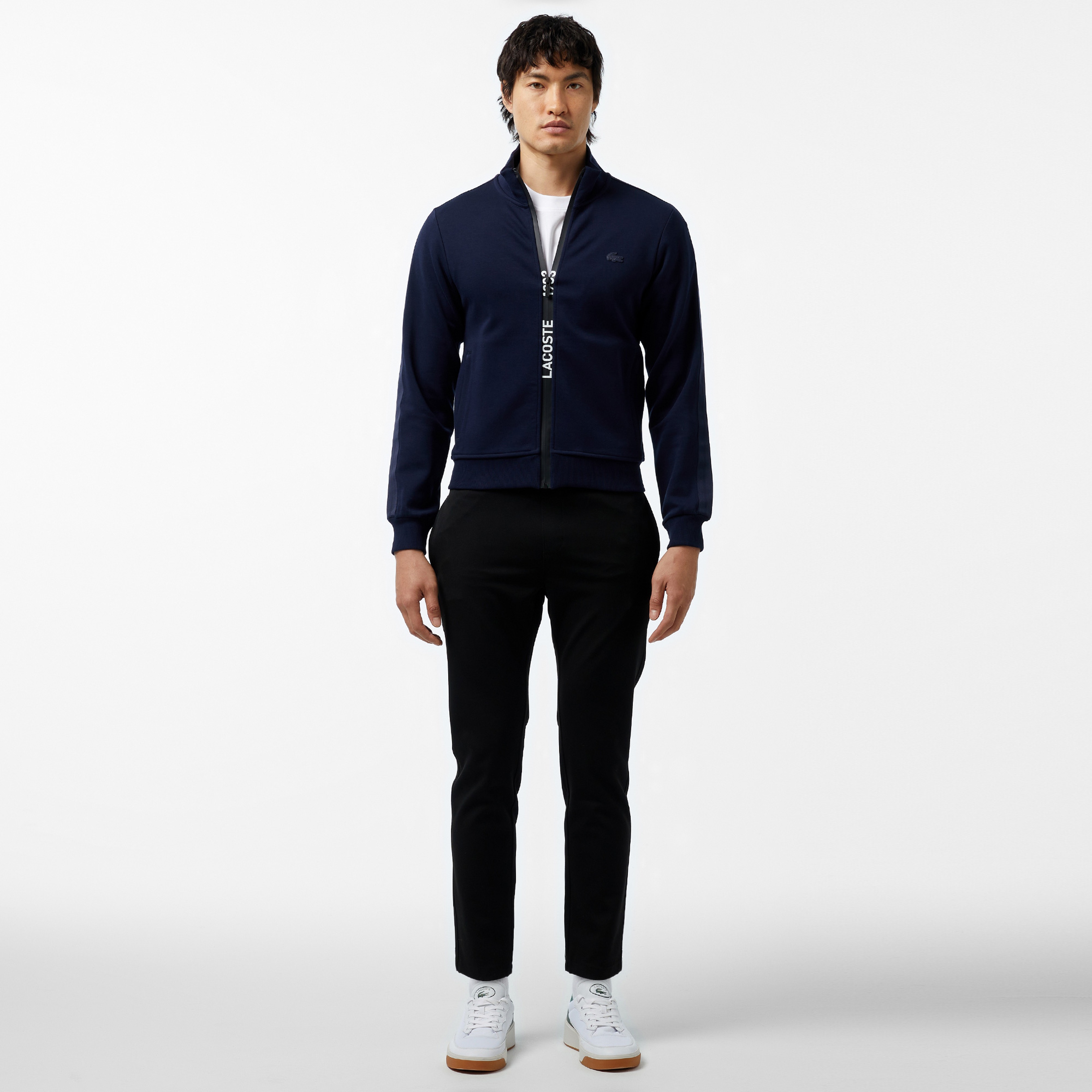 Erkek Regular Fit Fermuarlı Lacivert Sweatshirt