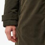 Kadın Relaxed Fit Kapüşonlu Haki Mont