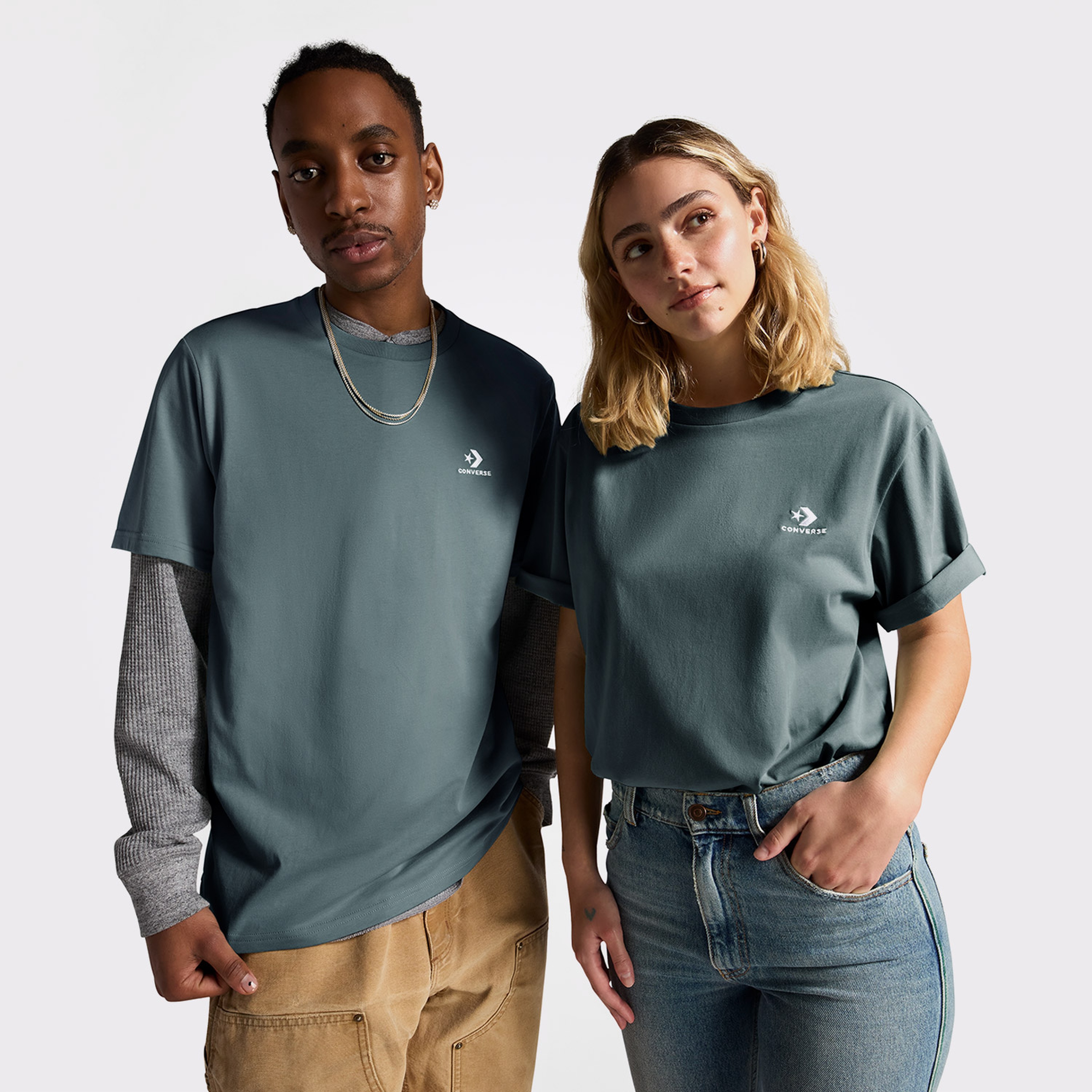 Converse Go-To Unisex Yeşil T-Shirt