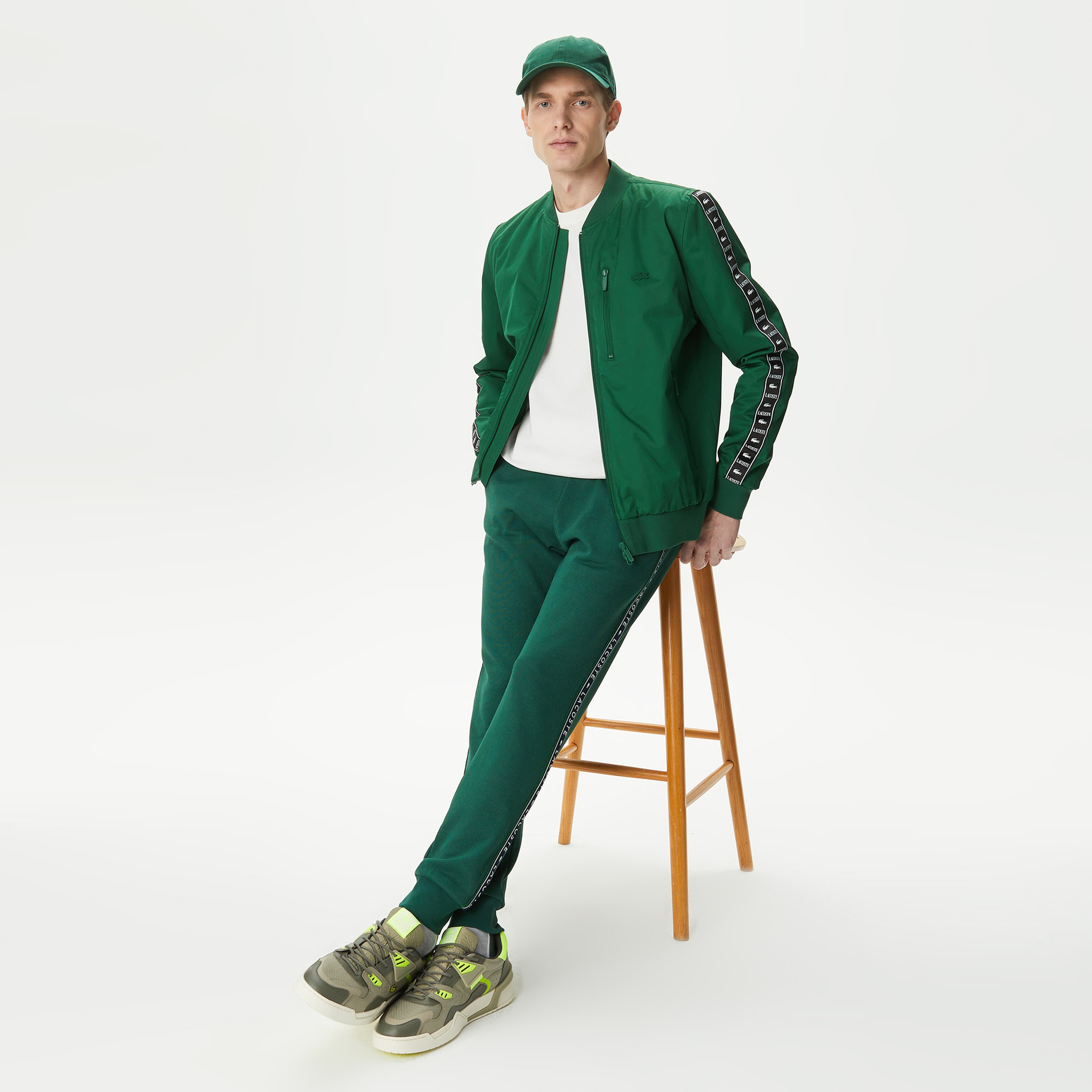 Lacoste Erkek Yeşil Mont