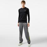 SPORT Erkek Slim Fit Uzun Kollu Bisiklet Yaka Siyah T-Shirt