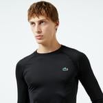 SPORT Erkek Slim Fit Uzun Kollu Bisiklet Yaka Siyah T-Shirt